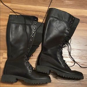 Timberland 14 inch tie up boots
